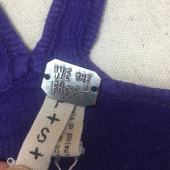 Free People Hot Pocket Loose purple Tank - Picture 6 of 8